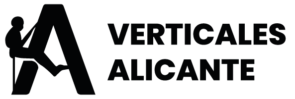 Logotipo de hombre haciendo un trabajo vertical